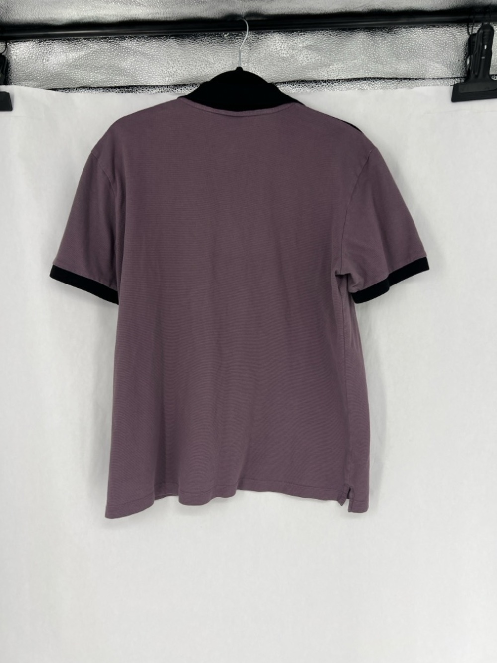 BOSS purple Polo with Black Collar and Trim v performance - Picture 8 of 12